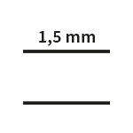 1,5 mm