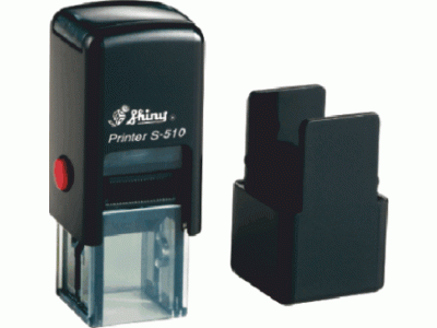 S-510T Printer Line ČERNÁ TRANSP. (12x12mm)