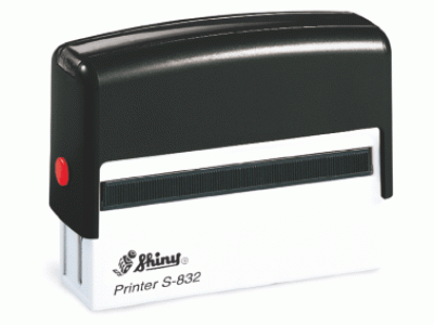 S-832 Printer Line ČERNÁ (75x15mm)