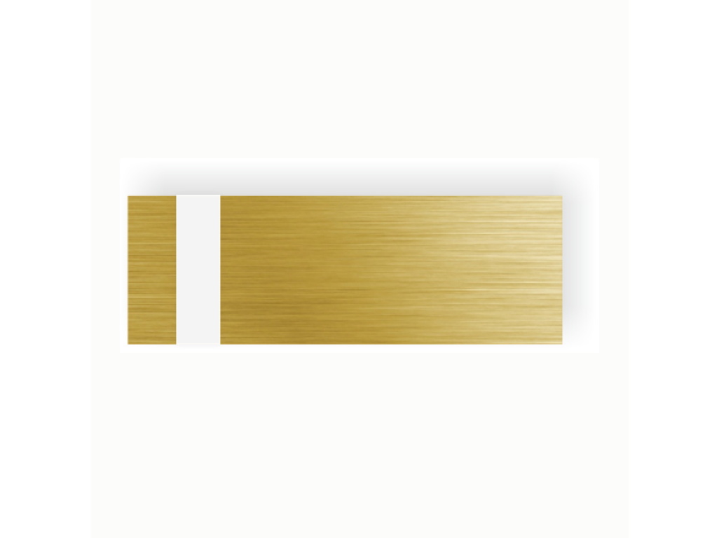 LD-31253 LAZZDESK_BRONZOVÁ KARTÁČOVANÁ/BÍLÁ